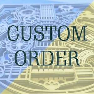Aangepaste volgorde meerlaags/aangepaste volgorde SVG/3D decor/CNC-bestand/gitaar svg-bestanden voor cricut/gelaagd bestand