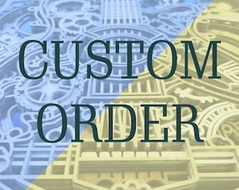 Custom Order Multilayer/ Custom Order SVG/ 3D Decor/ CNC file/ Guitar svg files for cricut/ layered file