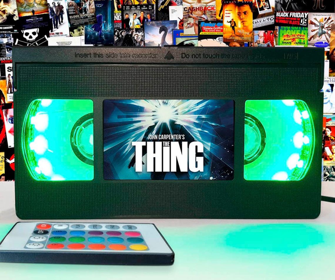 Retro VHS Lamp Night Light Stunning Collectible Top Quality Etsy