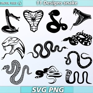 Op de afbeelding: Elf zwart-witte slangontwerpen. De ontwerpen omvatten een slang met een gepatroneerd lichaam, een slang met een gepatroneerde kop, een slang met een gepatroneerde staart, een slang met een gepatroneerd lichaam en kop, een slang met een gepatroneerd lichaam en staart, een slang met een gepatroneerd lichaam en kop, een slang met een gepatroneerd lichaam en staart, een slang met een gepatroneerd lichaam en kop, een slang met een gepatroneerd lichaam en staart, een slang met een gepatroneerd lichaam en kop en een slang met een gepatroneerd lichaam en staart.