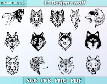 Wilk SVG, Wilk Clipart, Sylwetka Wilka SVG, Sylwetka Wilka, Wektor Wilka, Wilk, eps, pdf, svg, png, grafika wilka, pobieranie cyfrowe