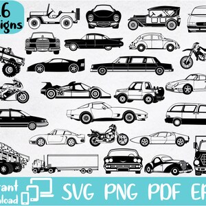 Car Svg Bundle Cars Svg Car Silhouette Vector Cars Svg Etsy Il 300x300.3512382407 Dk5i