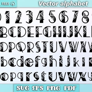 Alfabeto africano svg/ vettore di font africano/ vettore africano/ lettere africane/ africano svg/ eps/pdf/png/svg