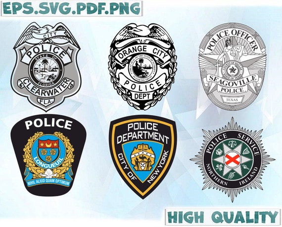 Download Badges Svg Police Badges Svg Police Svg Police Badge Etsy