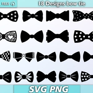 Pacchetto farfallino in formato SVG/sagoma del farfallino/vettore del farfallino/clipart del farfallino/farfallino in formato SVG/cravatta a nastro in formato SVG