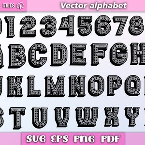 Casino alphabet svg/ casino font svg/ casino clipart/ casino font silhouette/ casino vector font/ eps/pdf/png/svg
