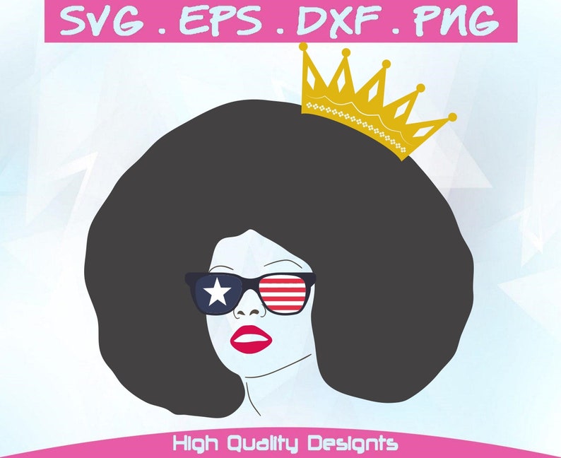 Afro Woman Svg Afro Lady Shirt Afro Girl Svg Afro Woman Etsy