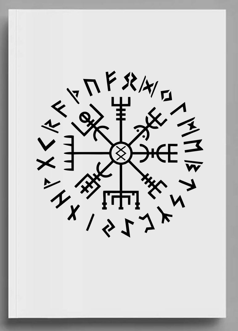 Rune Viking Svg / Scandinavian Rune Vector/ Circle Rune Svg/ Vegvisir ...