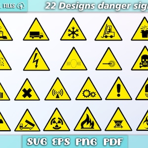 Warnzeichen Svg / Gefahrenzeichen Svg / Gefahr Svg / Biogefährdung Svg / giftig Svg / Biogefährdung Zeichen / Eps/pdf/png/svg/ Svg singt
