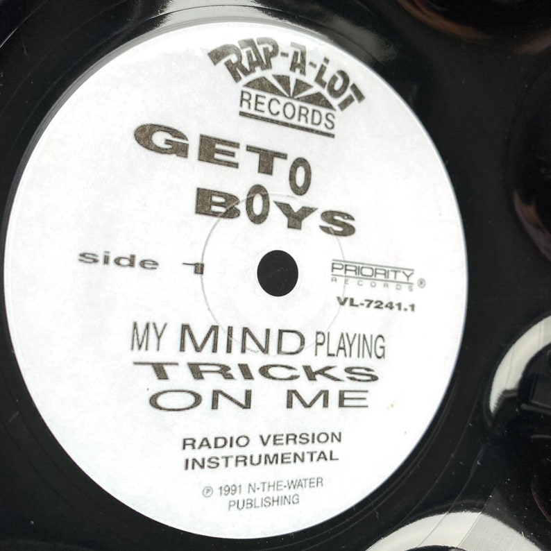My Mind Is Playing Tricks On Me Download Geto Boys My Mind Playing Tricks On Me Record Bowl Classic | Etsy
