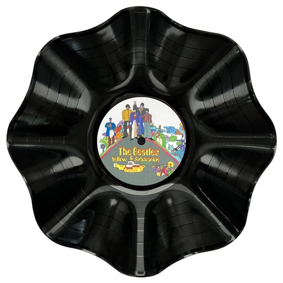 The Beatles Yellow Submarine Record Bowl Classic 60's Etsy