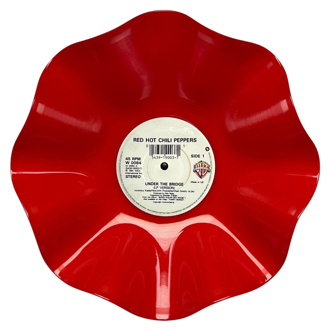 Red Hot Chili Peppers - Under the Bridge Record Bowl [RED 12 