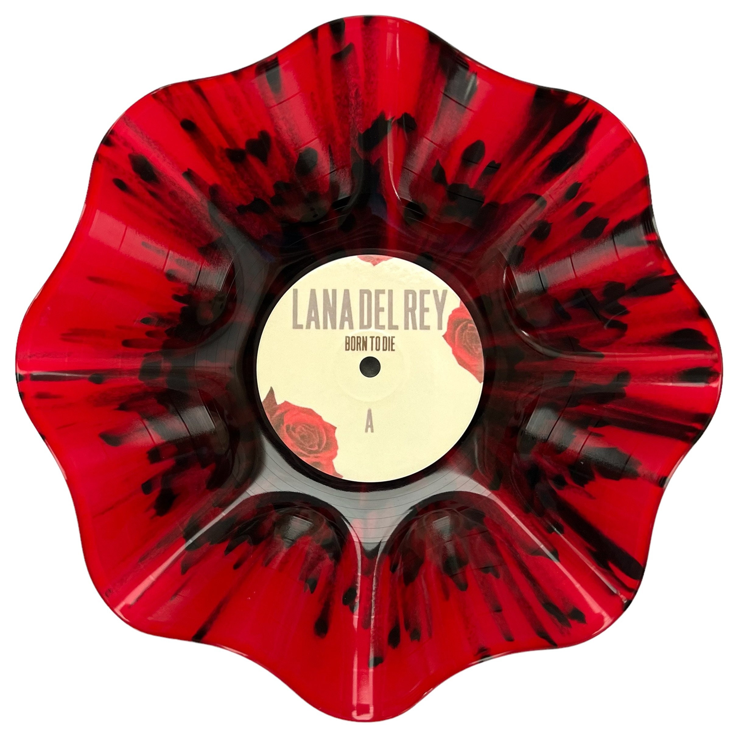 Lana Del Rey - Born To Die Record Bowl [TRANSLUCENT RED SPLATTERED Vinyl]  Classic Rock / Synth-Pop 12 Vinyl Collectible / Wall Decor