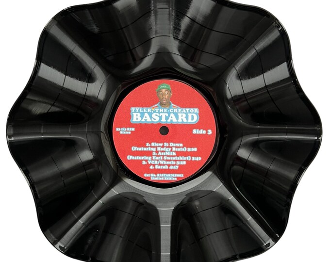 Tyler, the Creator Bastard Record Bowl Classic Hip Hop 12 Vinyl