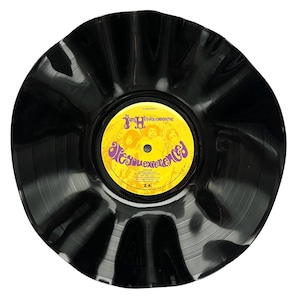 The Jimi Hendrix Experience - Are You Experienced? Platter Shaped Record Bowl [BLACK 12" Vinyl] Retro Record Bowl / Wall Decor