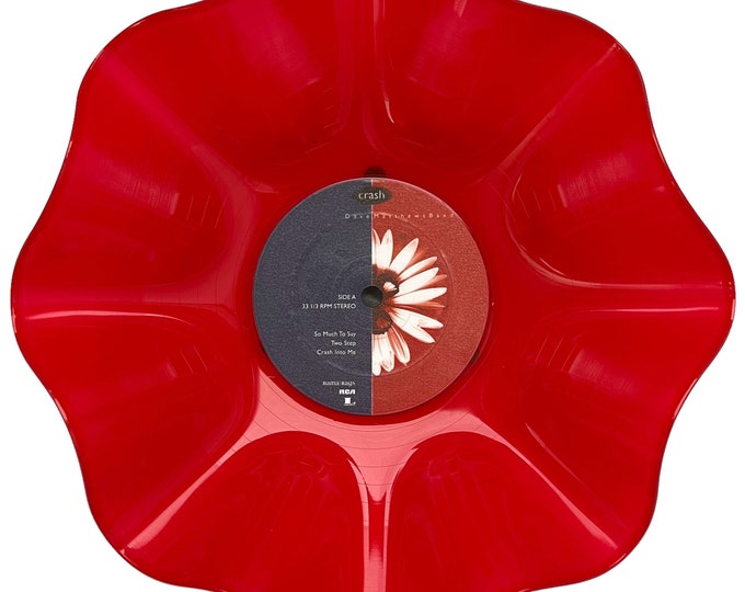 Dave Matthews Band Crash Record Bowl TRANSLUCENT RED VINYL Classic 90's