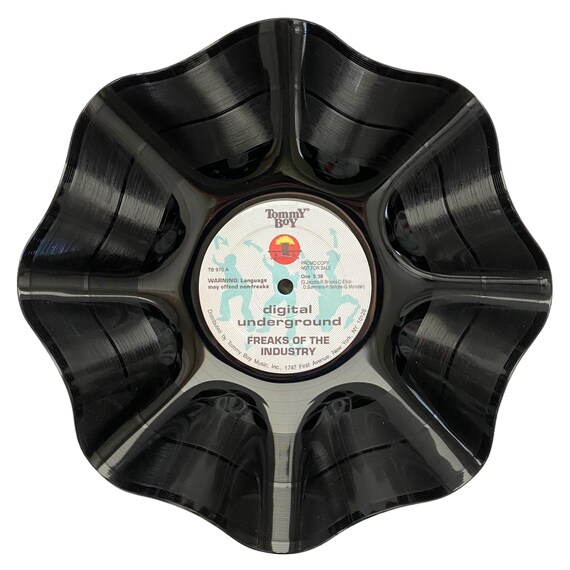 Vintage 90's Hip Hop Vinyl Collectible Classic Hip Hop 12 Vinyl Digital Underground Freaks Of The Industry Record Bowl