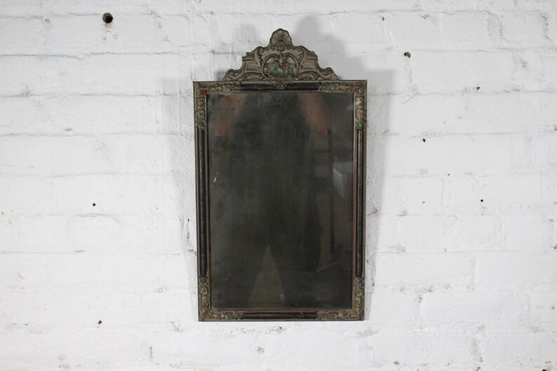 1900 S Antique Early Century Vintage Mirror Wood Frame Early Century Vintage Mirror Wood Frame