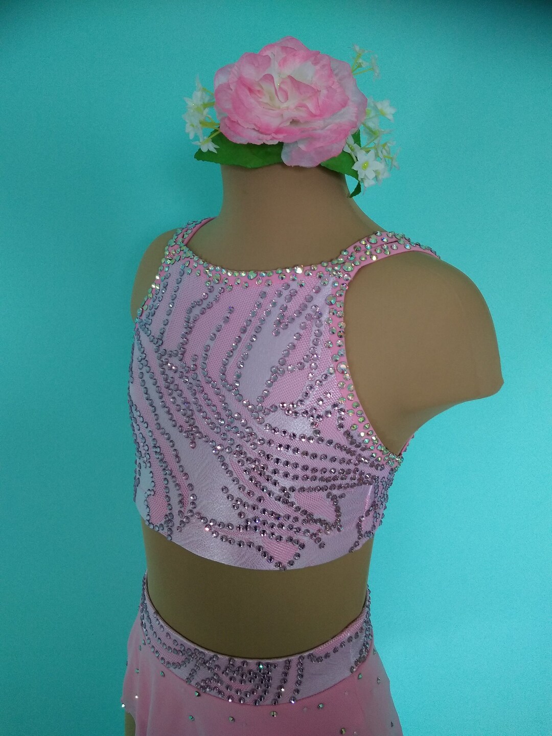 2 Piece Dance Costume Lyrical Contemporary Size Child 7/8 Etsy