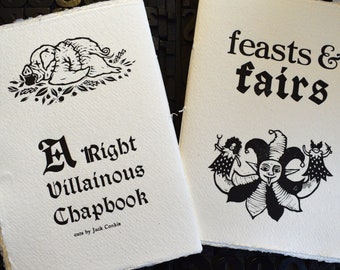 Feasts & Fairs - lino and letterpress book