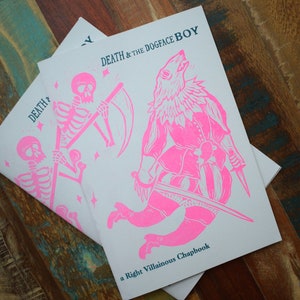 Death & the Dogface Boy risograph zine