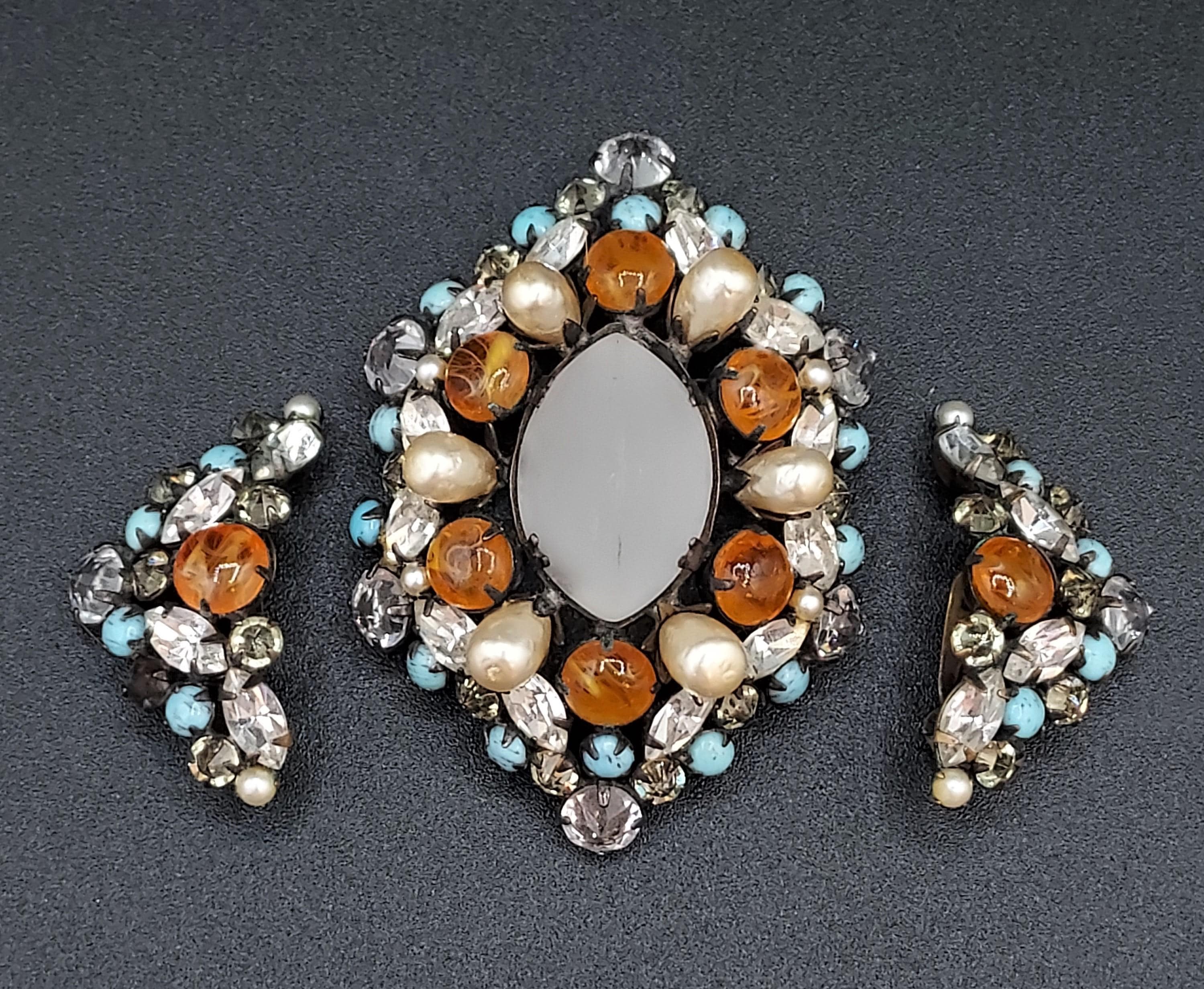 Schreiner New York Brooch - Etsy