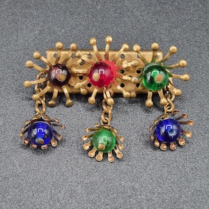 Vintage Miriam Haskell Brooch - Etsy