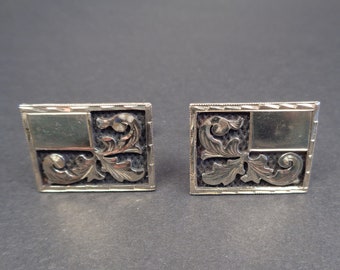 Vintage Plafina Mexican Sterling Cufflinks Engravable