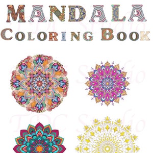 Mandala Coloring Book - Cover Page