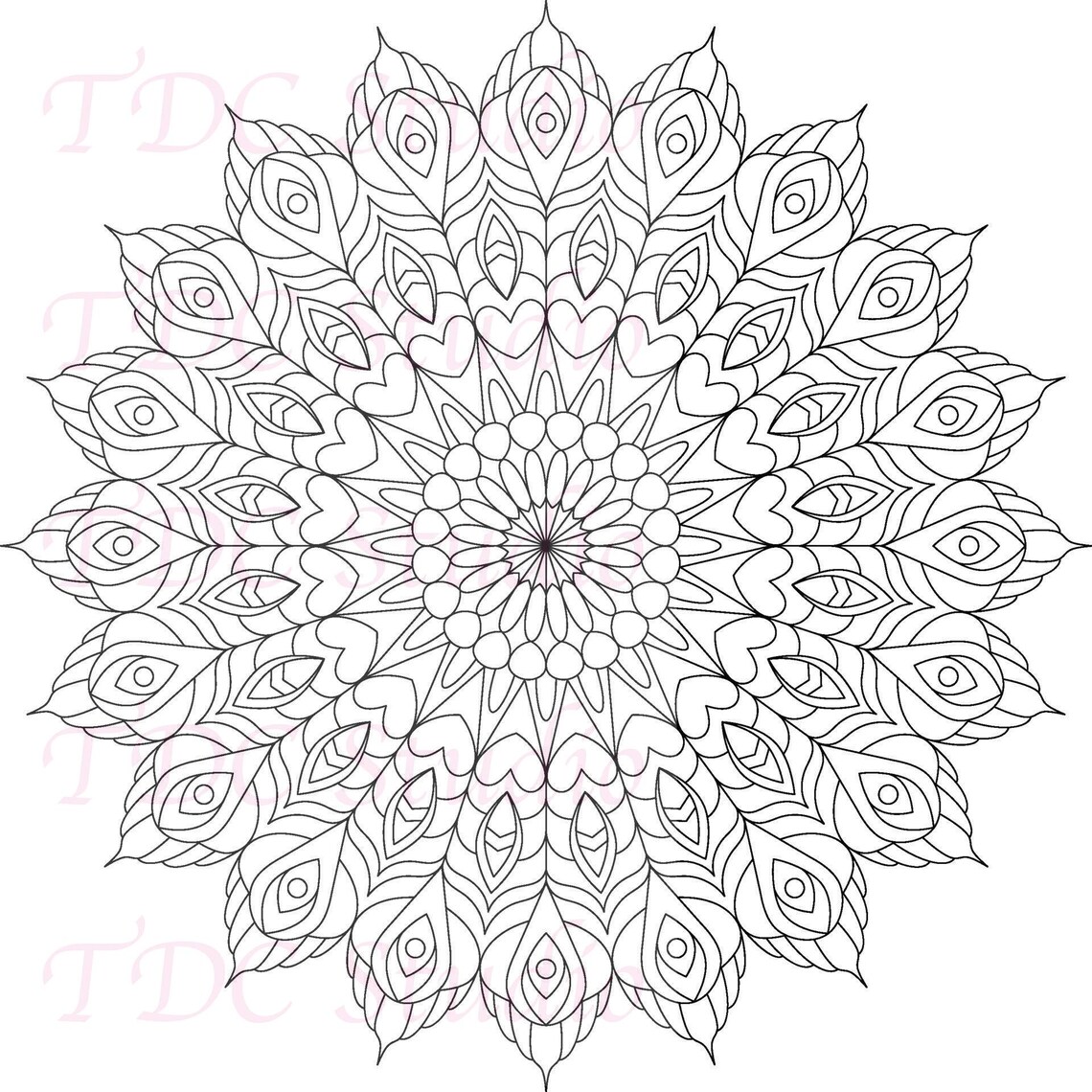 120+ Mandala Coloring Pages Vol 4 | Printable & Digital Mandala ...