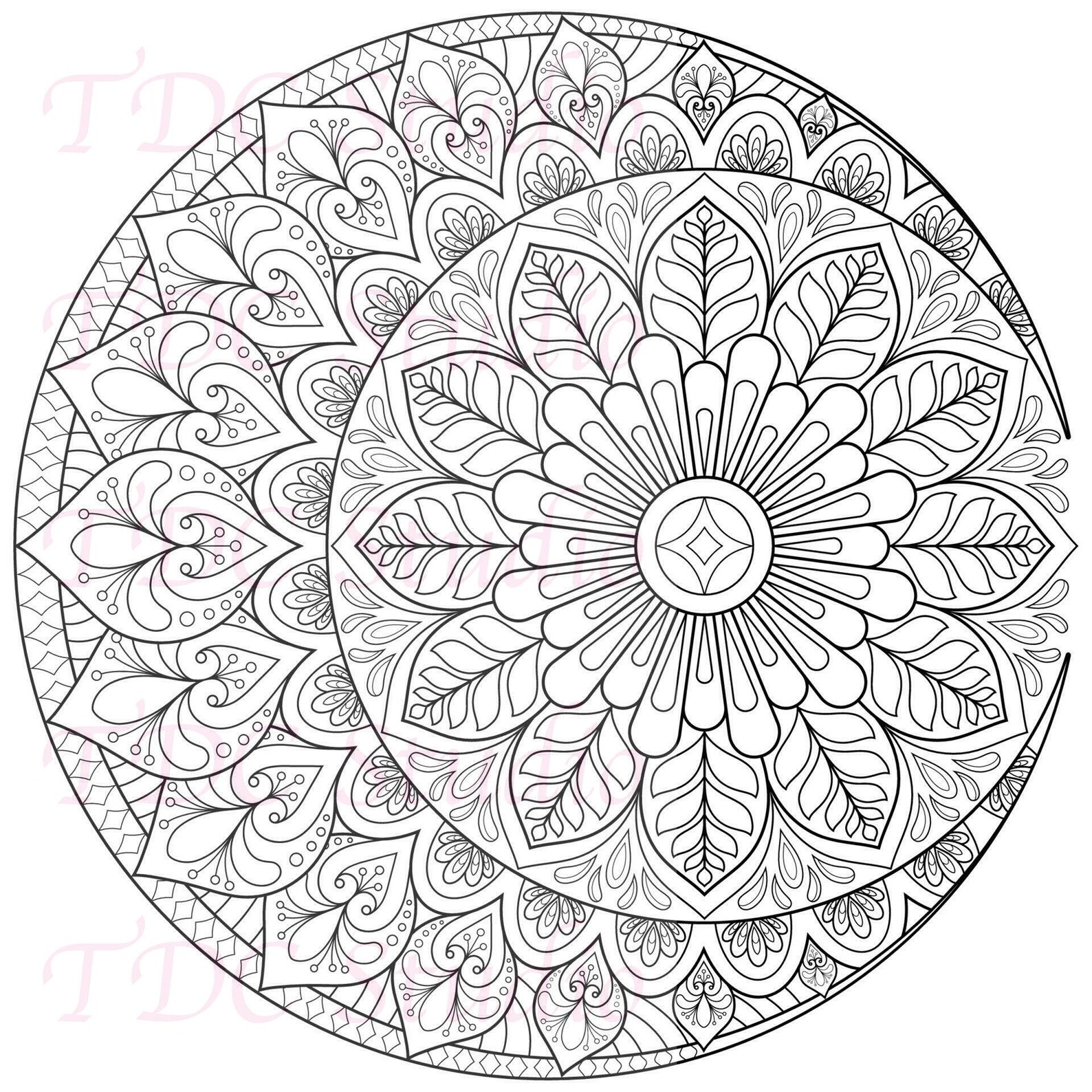 120+ Mandala Coloring Pages Vol 4 | Printable & Digital Mandala ...