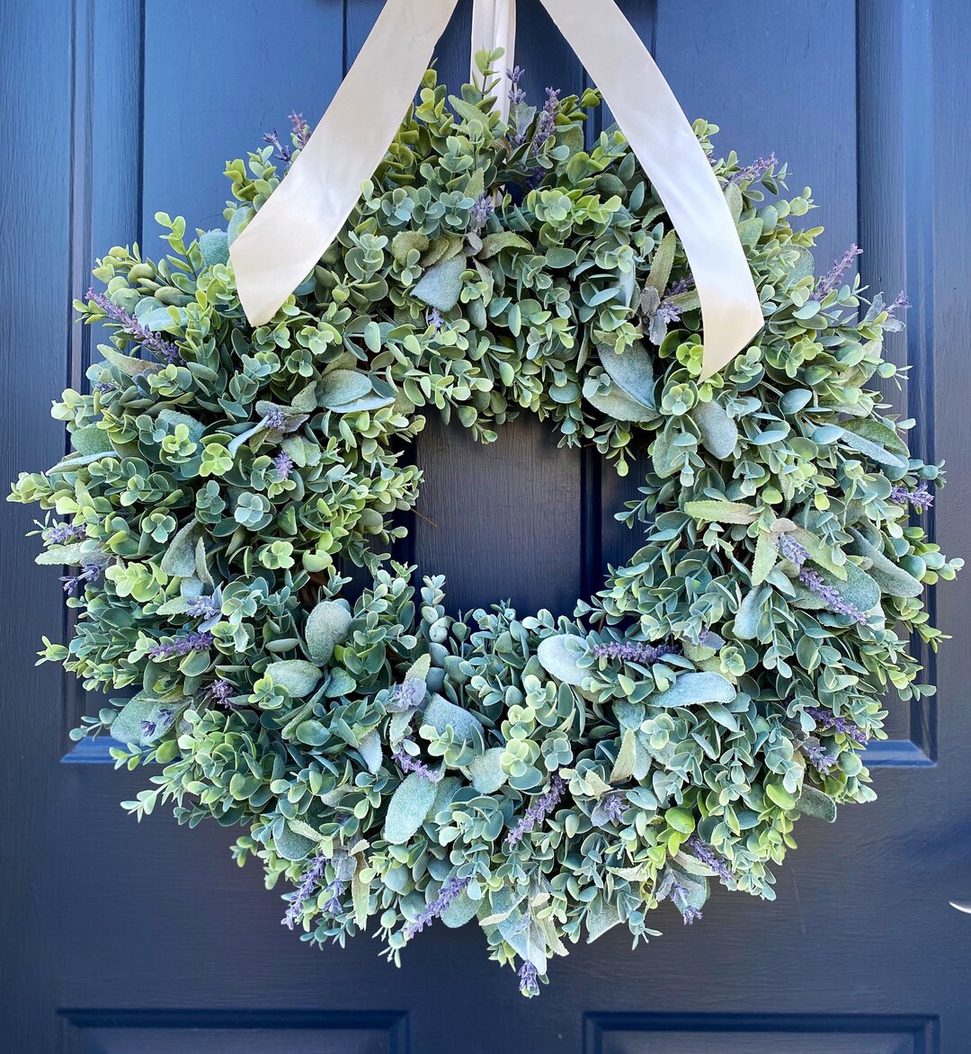 Lavender Wreath Spring Summer All Season Wreath Wedding