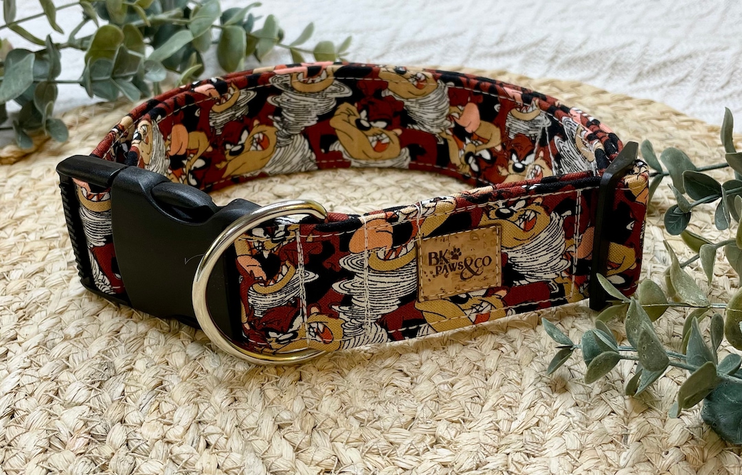 Tazmanian Devil Dog Collar Taz Dog Collar Warner Bros Bugs Bunny Dog
