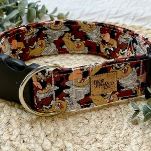 Tazmanian Devil Dog Collar - Taz Dog Collar - Warner Bros - Bugs bunny - Dog Collar - Cat Collar - DigityDogCollars - BKpaws&Co