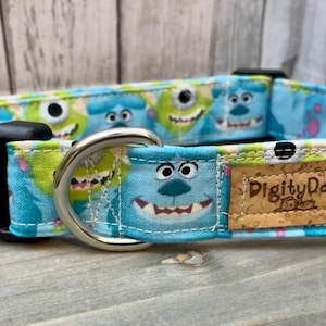 Monsters Inc Dog Collar - Sully Dog Collar - Monsters Inc - Dog Collar - Cat Collar - DigityDogCollars