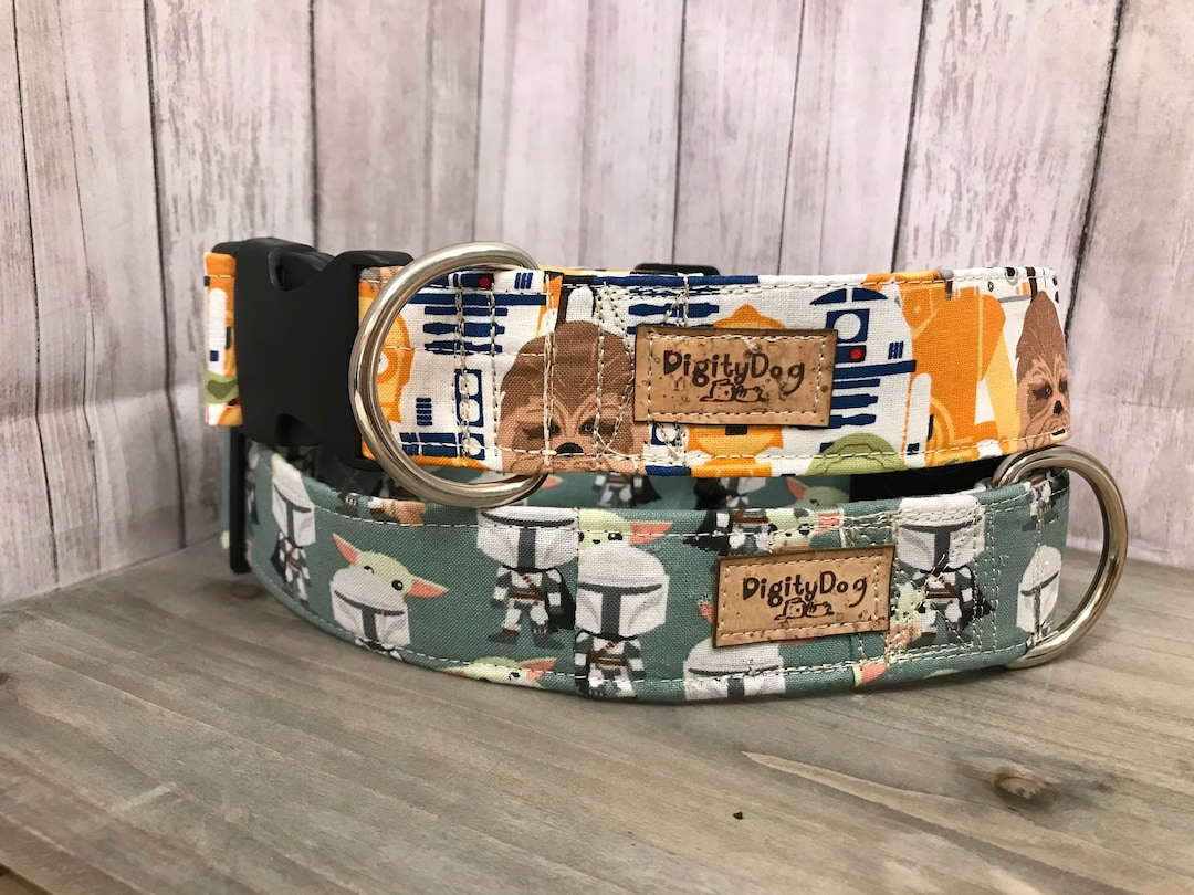Star Wars Mandalorian Baby Yoda Dog Collar Clip Collar Designer Collar