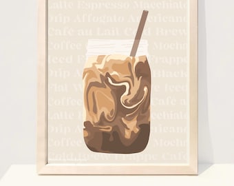 Iced Coffee Print