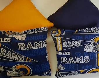 Los Angeles Rams Cornhole Bags, Set of 8
