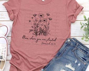 Jeremiah 29:11 Wildflower Christian Design (PNG)