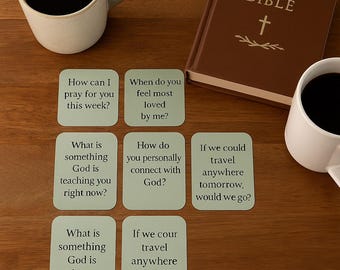 Christian Couples Conversation Cards: Faith-Based Date Night (Printable PDF)