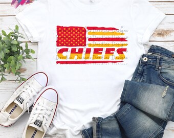 Kansas City Chiefs Flag PNG: Red & Gold Design (Digital Download)