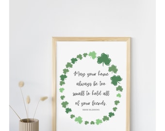 Irish Blessing Wall Art: St. Patrick's Day Decor