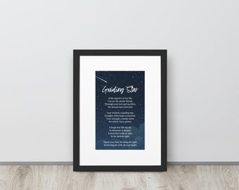 Guiding Star Poem Print, Father's Day Gift (Digital Download)