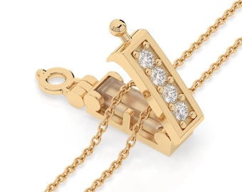 Infinity Clips- Small Classic Gold Necklace Shortener with Safety Clasp, Chain Shortener, Clasp for Necklace