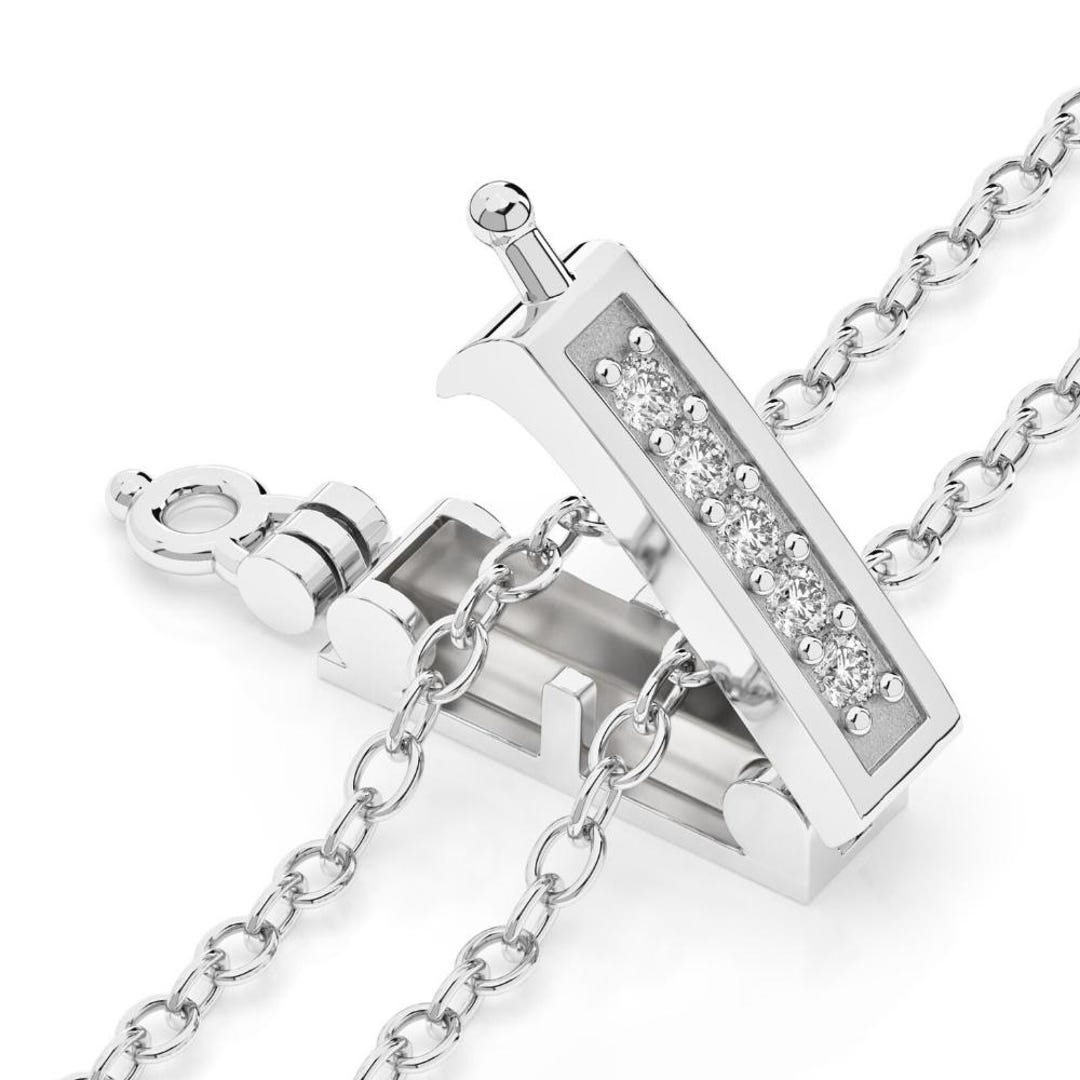 Infinity Clips- Necklace Shortener, Large Silver W/ Security Clasp