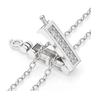 Infinity Clips- Necklace Shortener, Large Silver w/ Security Clasp, Chain Shortener, Clasp for Necklace, Necklace Shorten