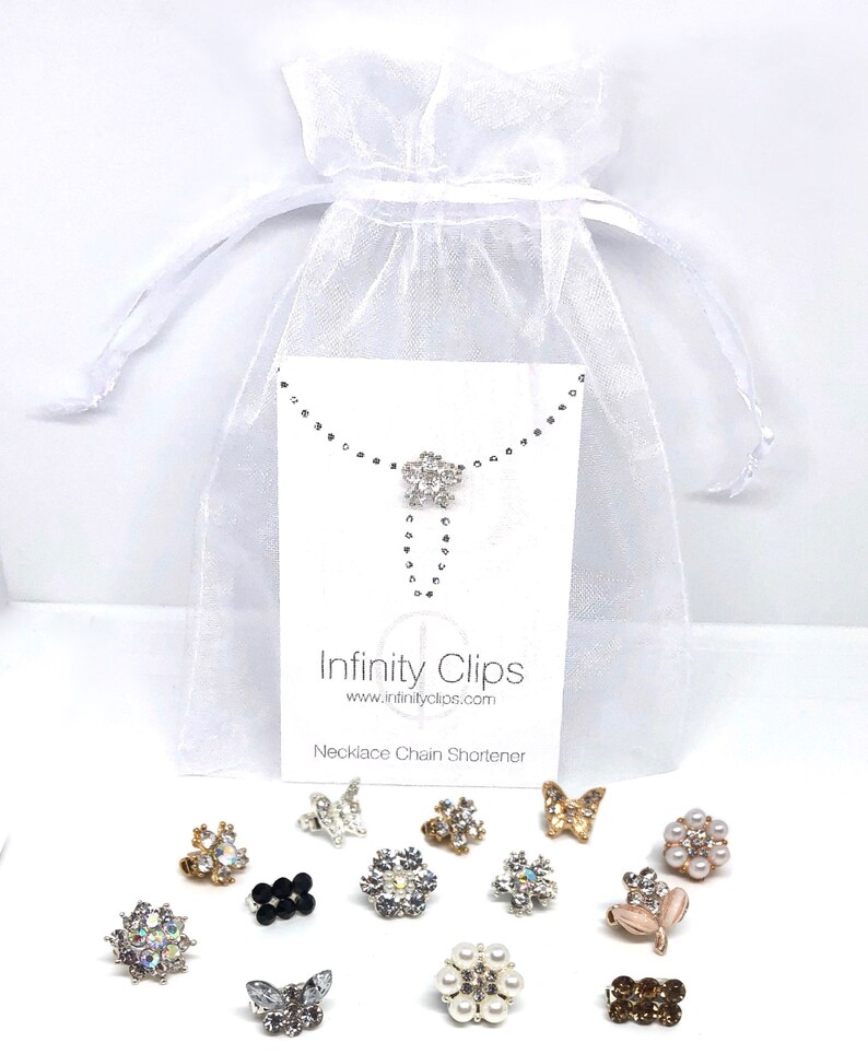 Infinity Clips Necklace Shortener Chain Shortener Clasp for Etsy
