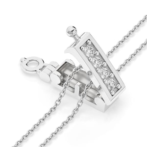 Infinity Clips - Liten klassisk silverhalsbandsförkortare med säkerhetsspänne, kedjeförkortare, spänne till halsband