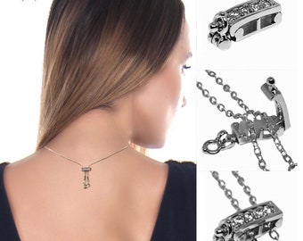 Infinity Clips Necklace Shortener, Chain Shortener, Clasp for