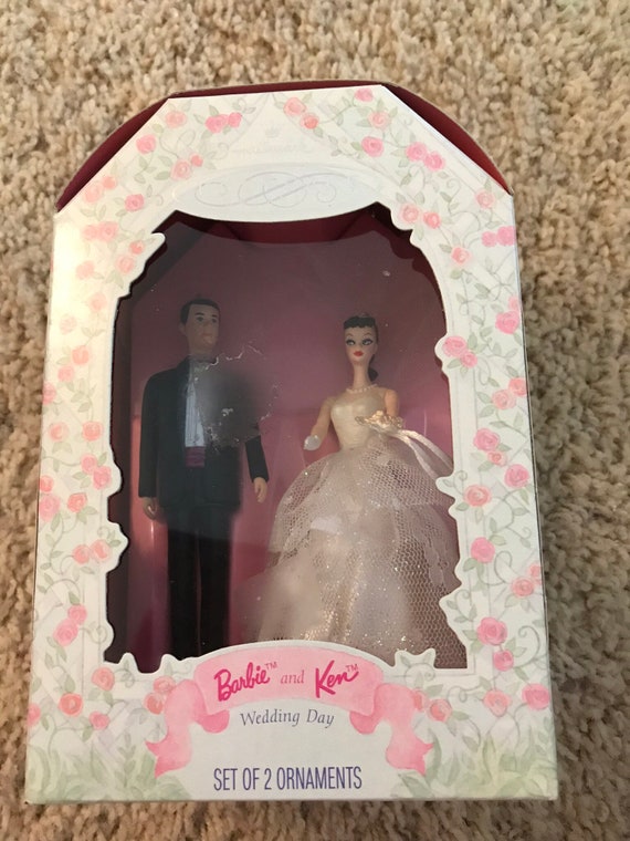 barbie and ken bride and groom set